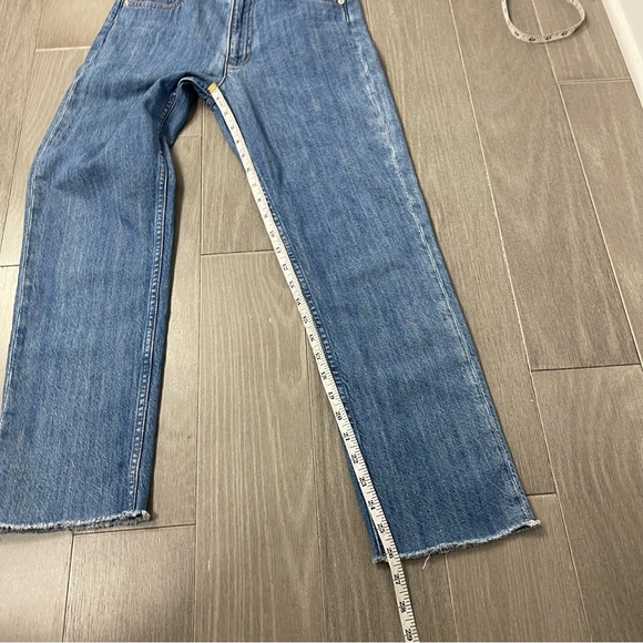 A.P.C. "JUDIE" COTTON LINEN DENIM ANKLE JEANS RAW GEM 25 APC - Picture 15 of 16